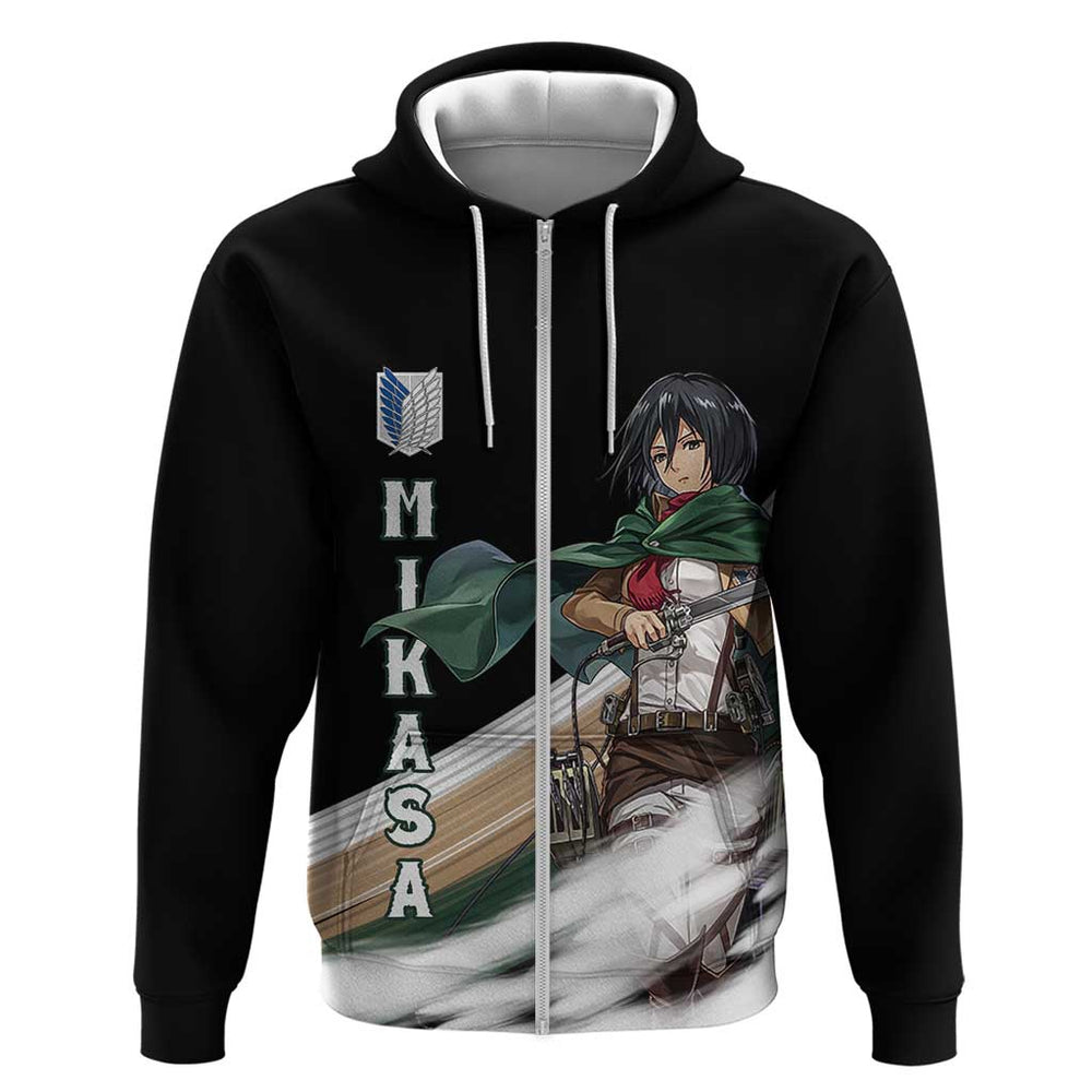 Mikasa Ackerman - Attack On Titan Hoodie Anime Style Mikasa Ackerman - Attack On Titan Hoodie Anime Style