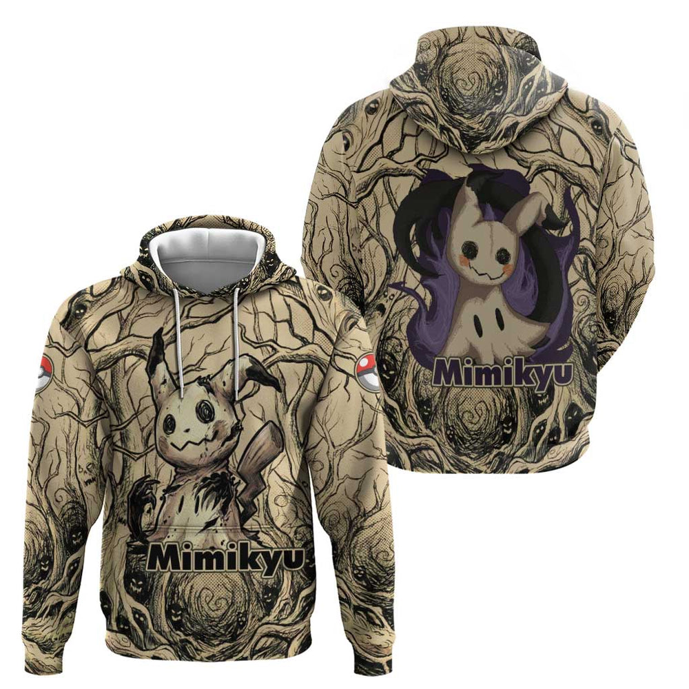 Mimikyu Forest Shadows Hoodie Mimikyu s Curse - Shadows Beneath the Mask Mimikyu Forest Shadows Hoodie Mimikyu s Curse - Shadows Beneath the Mask