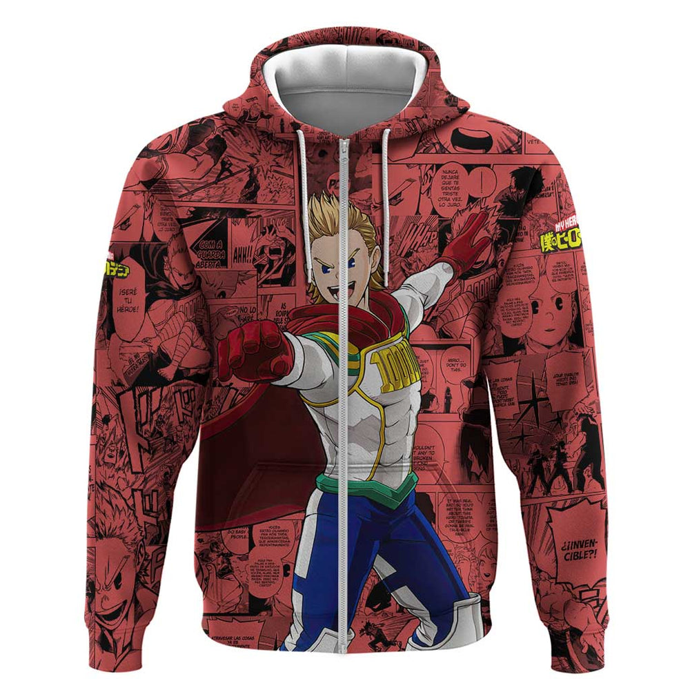 Mirio Toogata - My Hero Academia Hoodie Anime Mix Manga Style Mirio Toogata - My Hero Academia Hoodie Anime Mix Manga Style