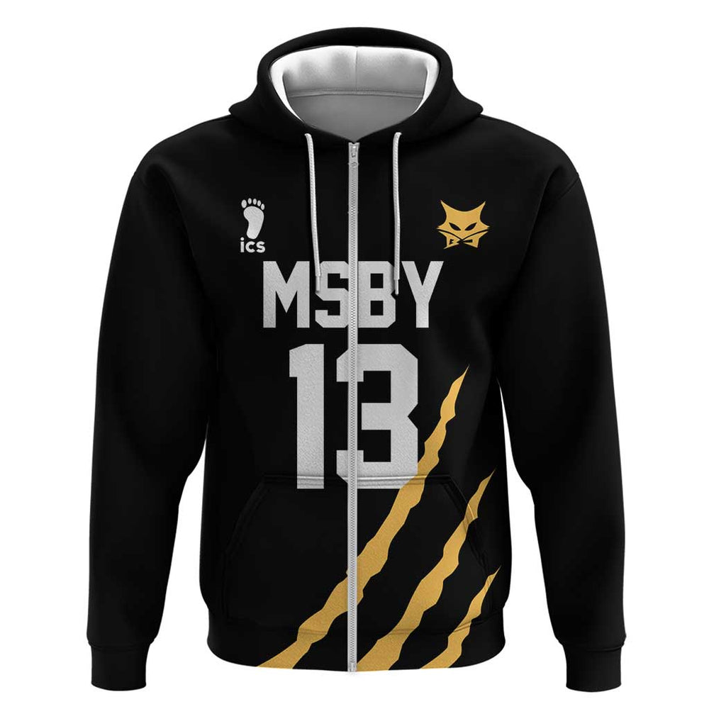 MSBY Atsumu Miya - Number 13 - Haikyu Hoodie Anime Uniform Style MSBY Atsumu Miya - Number 13 - Haikyu Hoodie Anime Uniform Style