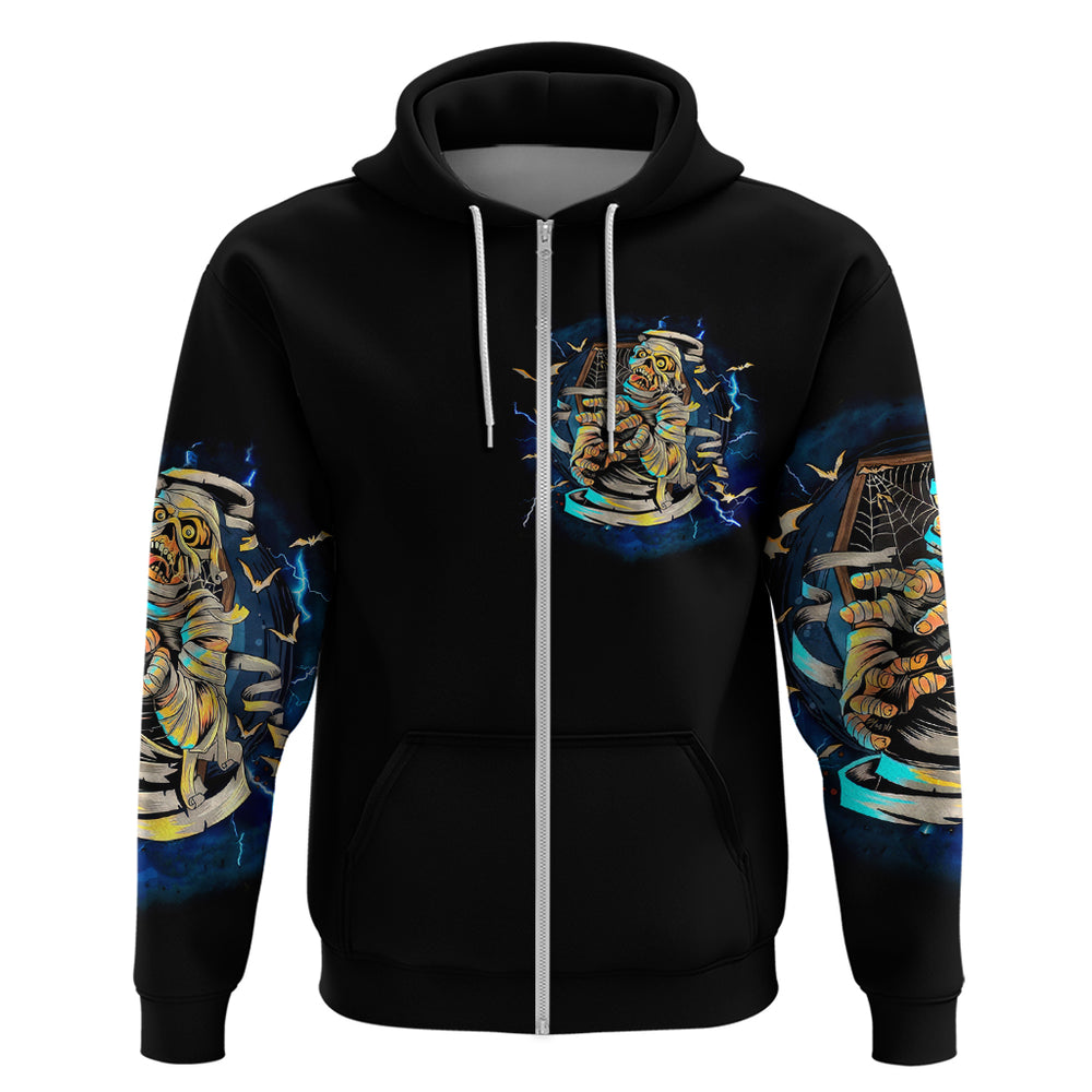 Mummy Skull Hoodie I'm Going To Hell to Pick You Up DT01 Mummy Skull Hoodie I'm Going To Hell to Pick You Up DT01