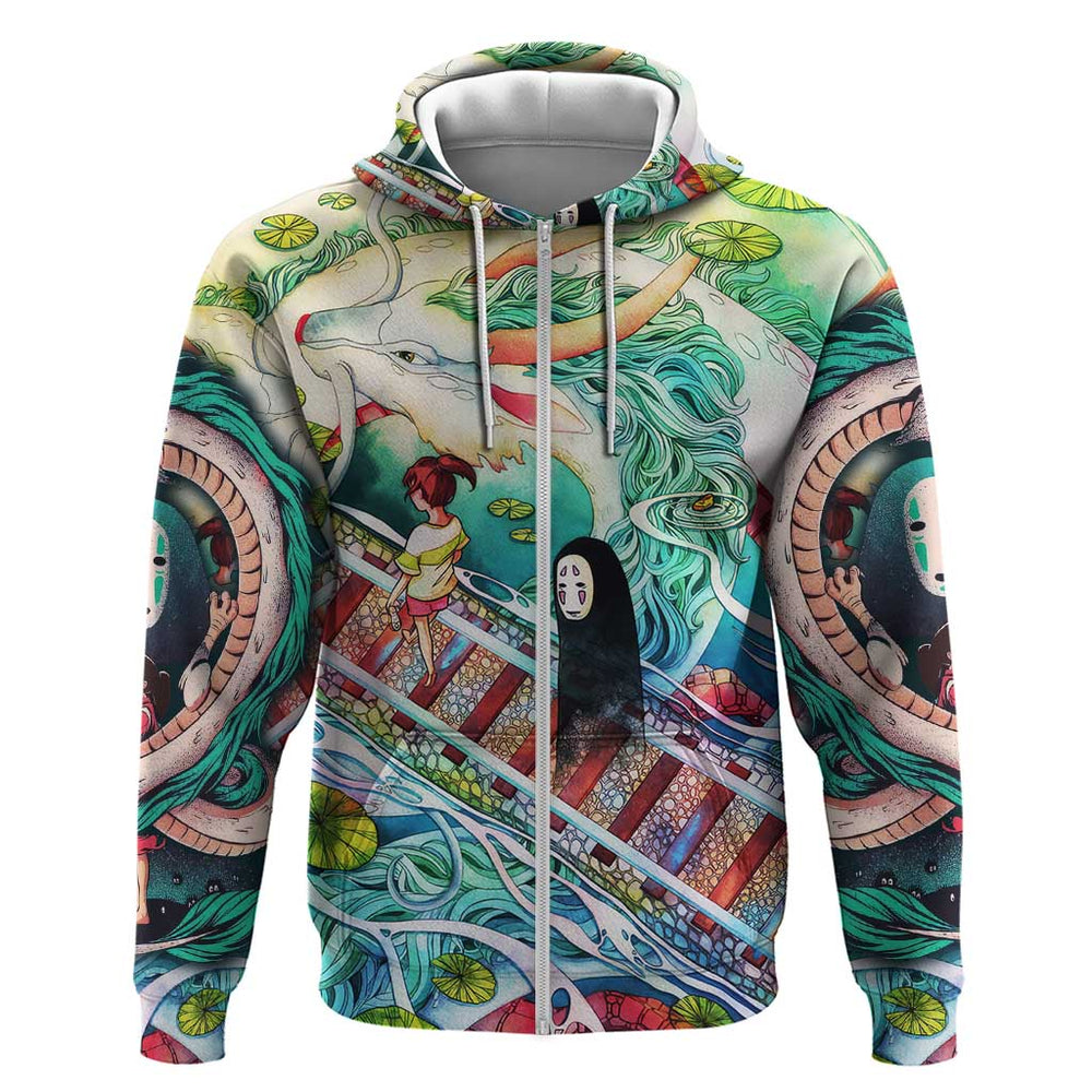 Mythical Spirited Away Studio Ghibli Hoodie Anime Style Mythical Spirited Away Studio Ghibli Hoodie Anime Style