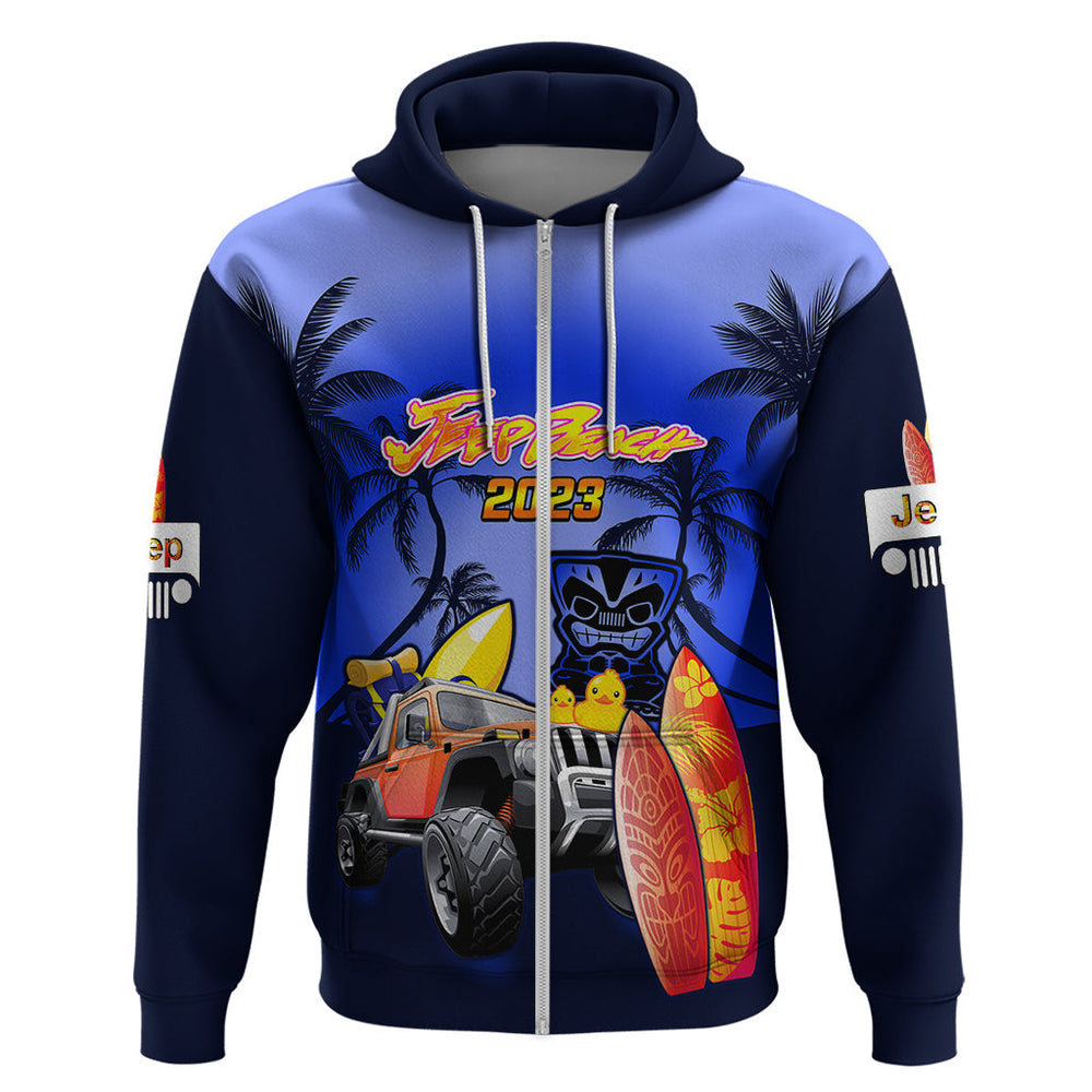 Navy Blue Jeep Beach 2023 Hoodie Happy 20th Anniversary Navy Blue Jeep Beach 2023 Hoodie Happy 20th Anniversary