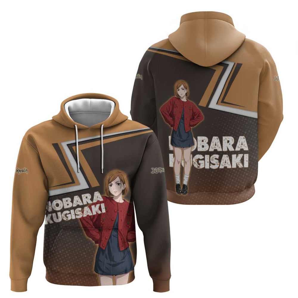 Nobara Kugisaki Hoodie Jujutsu Kaisen Casual Chic Style Nobara Kugisaki Hoodie Jujutsu Kaisen Casual Chic Style