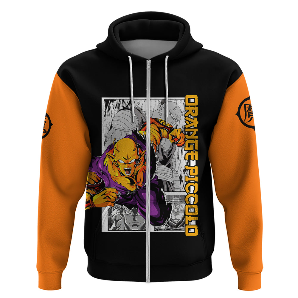 Orange Piccolo Hoodie Dragon Ball Anime Mix Manga Orange Piccolo Hoodie Dragon Ball Anime Mix Manga
