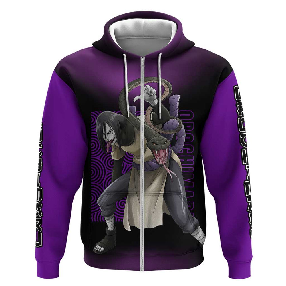 Orochimaru - Naruto Hoodie Anime Style Orochimaru - Naruto Hoodie Anime Style