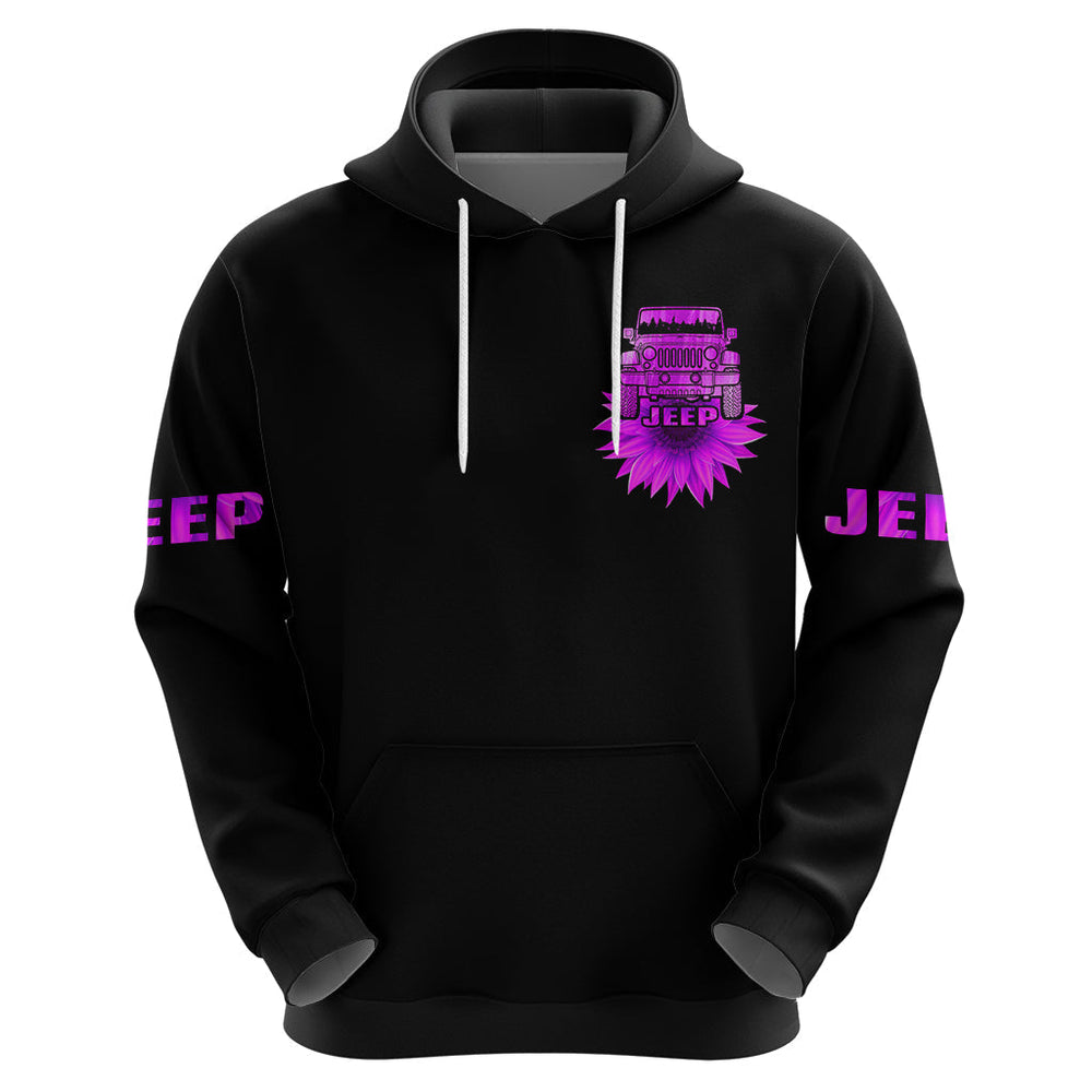 Pink Jeep Sunflower Hoodie Happiness Is Being A Jeep Girl Pink Jeep Sunflower Hoodie Happiness Is Being A Jeep Girl