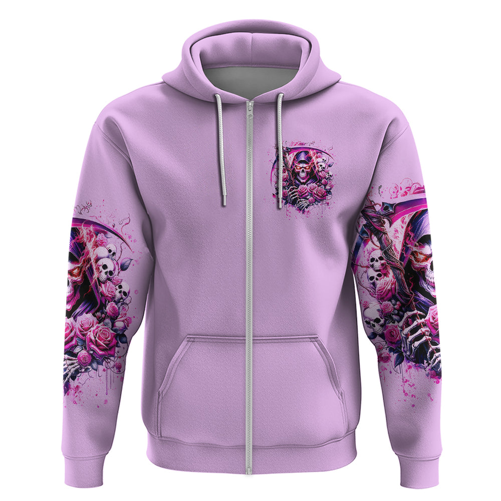 Reaper Skull Hoodie Warning This Tattooed Girl Doesn't Play Well With Stupid People DT01 Reaper Skull Hoodie Warning This Tattooed Girl Doesn't Play Well With Stupid People DT01