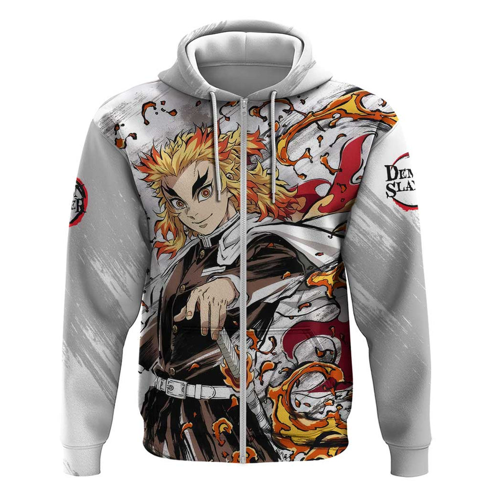 Rengoku Kyojuro - Demon Slayer Hoodie Anime Style Rengoku Kyojuro - Demon Slayer Hoodie Anime Style