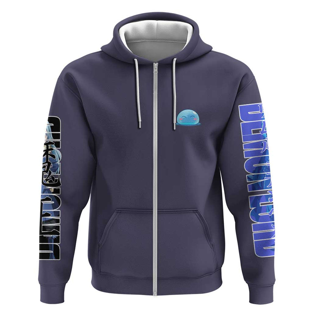 Rimuru Tempest - That Time I Got Reincarnated - Demon Lord Hoodie Anime Style Rimuru Tempest - That Time I Got Reincarnated - Demon Lord Hoodie Anime Style