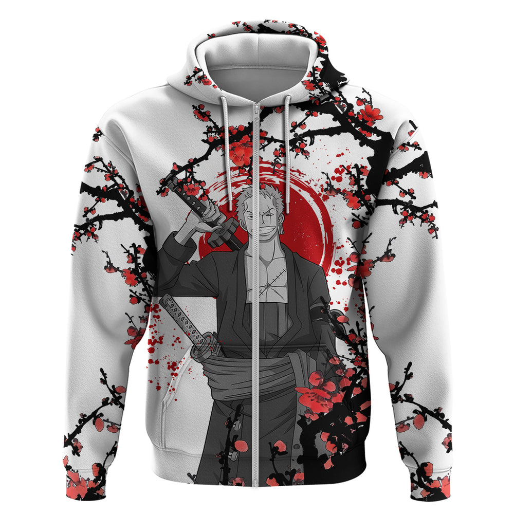 Roronoa Zoro Anime One Piece Japan Style Hoodie Roronoa Zoro Anime One Piece Japan Style Hoodie