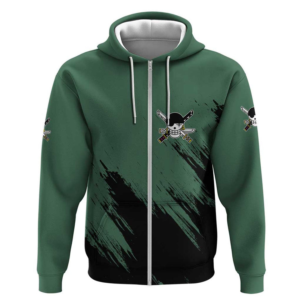 Roronoa Zoro Mix Manga - One Piece Hoodie Anime Style Roronoa Zoro Mix Manga - One Piece Hoodie Anime Style