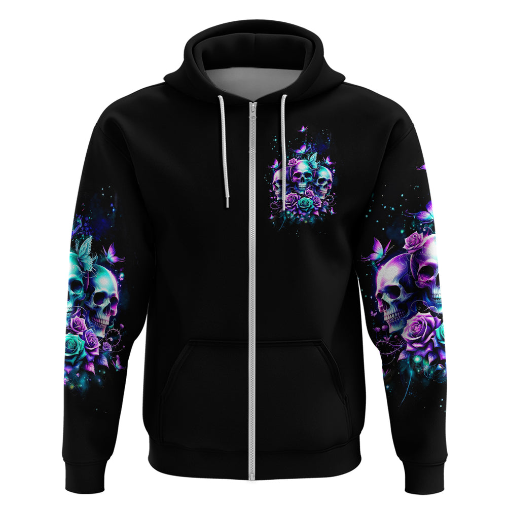 Rose Skull Hoodie Stuck Between IDK IDC And IDGAF DT01 Rose Skull Hoodie Stuck Between IDK IDC And IDGAF DT01