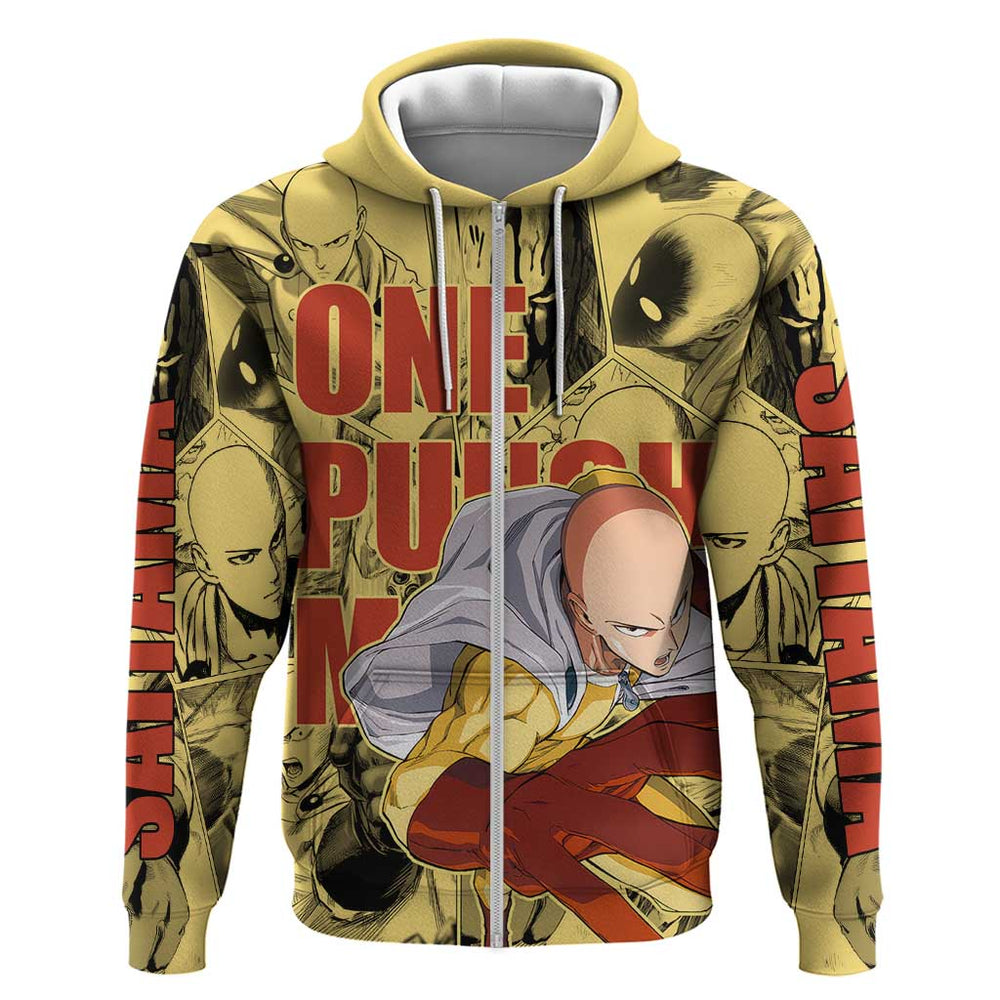 Saitama - One Punch Man Hoodie Anime Style Saitama - One Punch Man Hoodie Anime Style