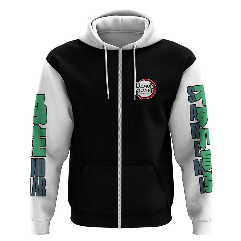 Sanemi Shinazugawa V2 Demon Slayer Hoodie Anime Style Sanemi Shinazugawa V2 Demon Slayer Hoodie Anime Style