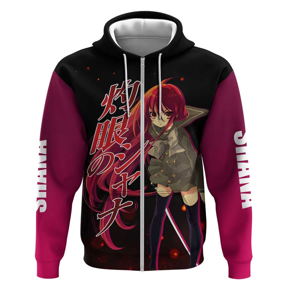 Shana - Shakugan no Shana Hoodie Anime Style Shana - Shakugan no Shana Hoodie Anime Style