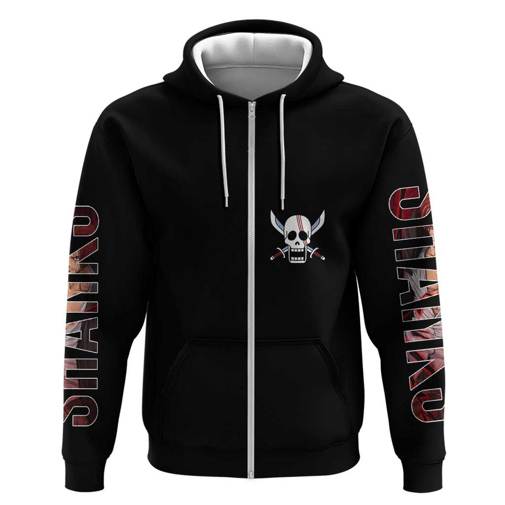 Shanks One Piece Hoodie Anime Style Shanks One Piece Hoodie Anime Style