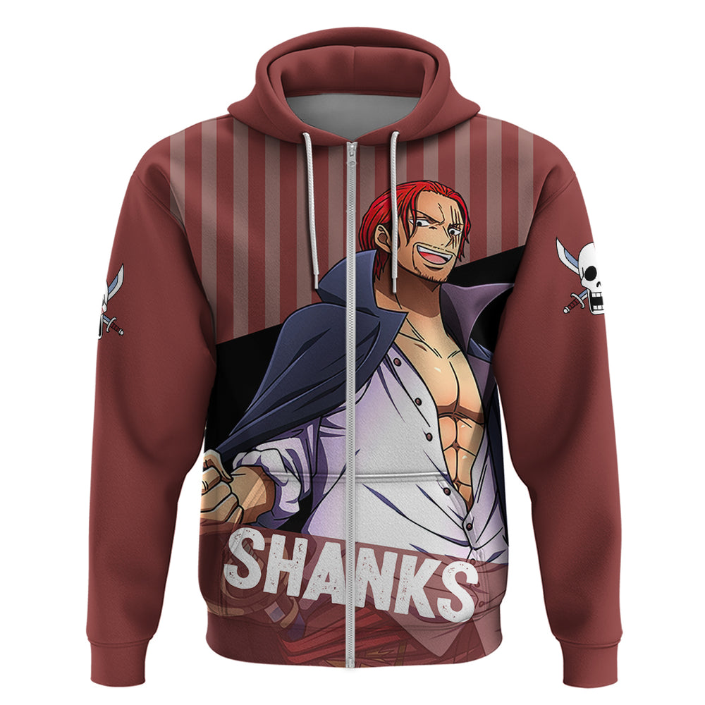 Shanks Red-Haired - Yonko One Piece Hoodie Shanks Red-Haired - Yonko One Piece Hoodie