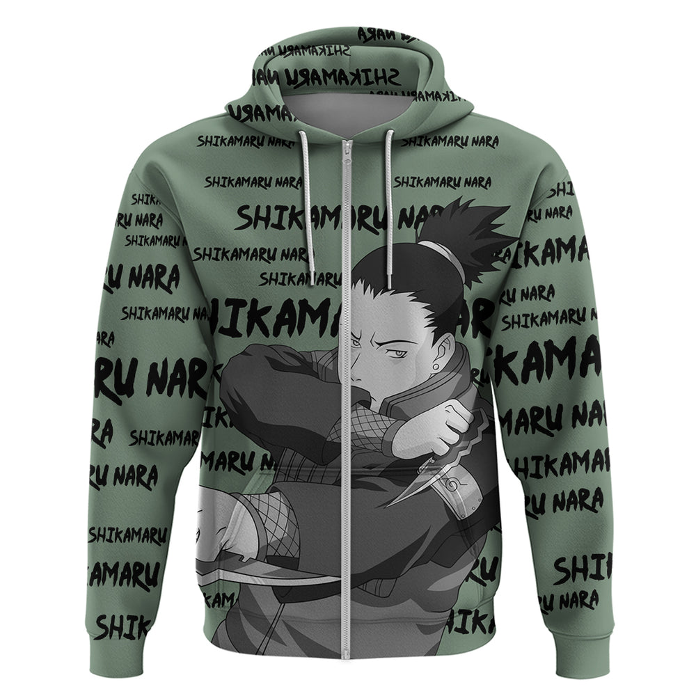 Shikamaru Nara - Style Manga Hoodie Shikamaru Nara - Style Manga Hoodie