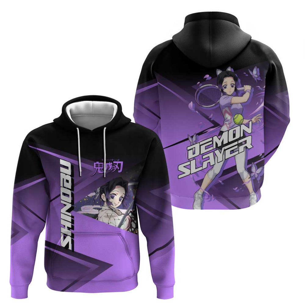 Shinobu Kocho Insect Rally Hoodie Sporty Anime Mashup Style Shinobu Kocho Insect Rally Hoodie Sporty Anime Mashup Style