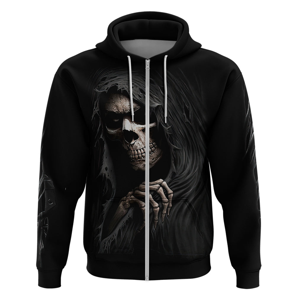 Skull Hoodie Evil Skeleton Look Inside DT01 Skull Hoodie Evil Skeleton Look Inside DT01