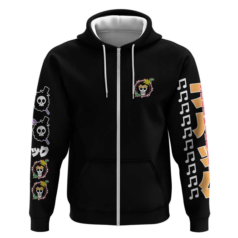 Brook - Straw Hat Team One Piece Hoodie Anime Style Brook - Straw Hat Team One Piece Hoodie Anime Style