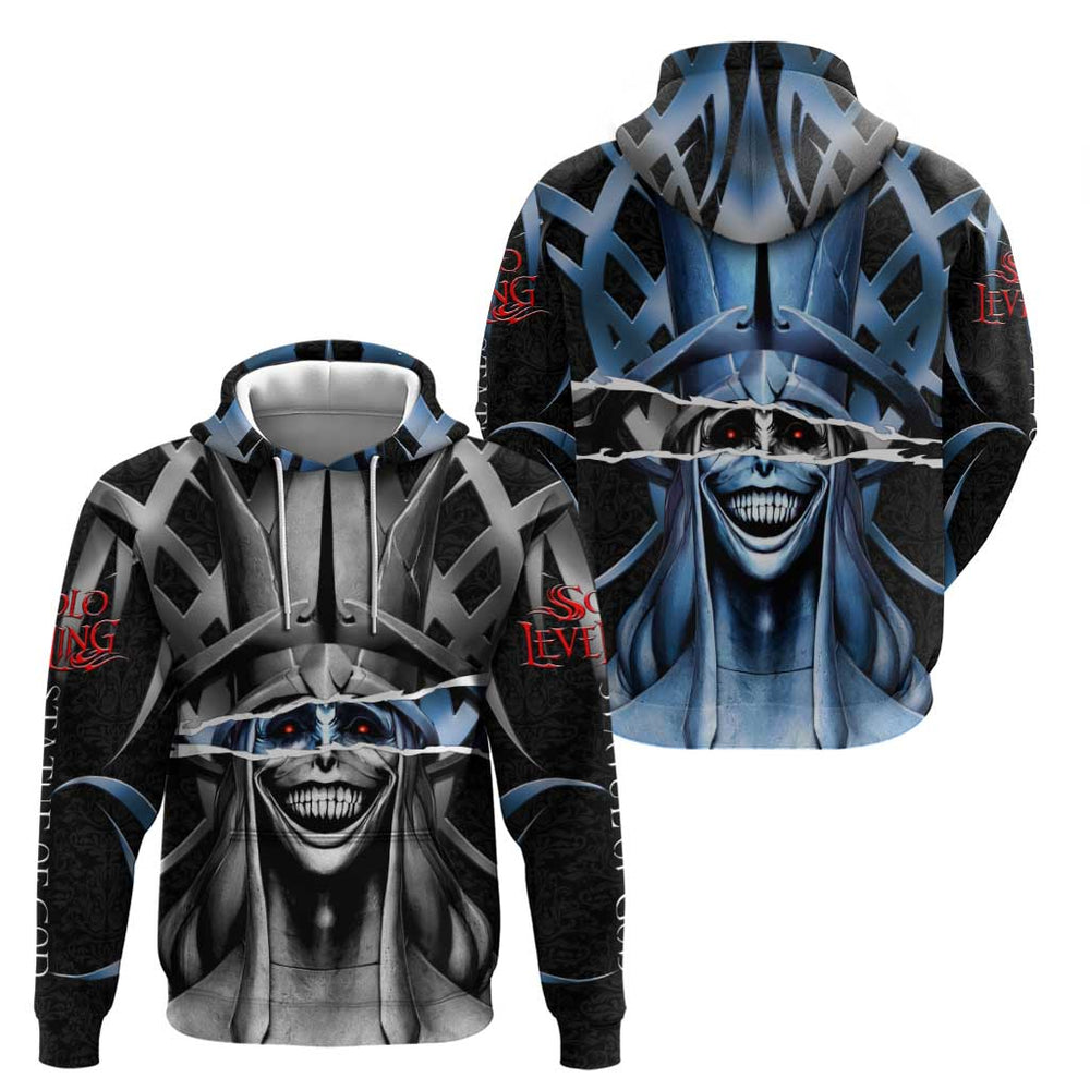 Statue of God Solo Leveling Hoodie Dark Surreal Gothic Style Statue of God Solo Leveling Hoodie Dark Surreal Gothic Style