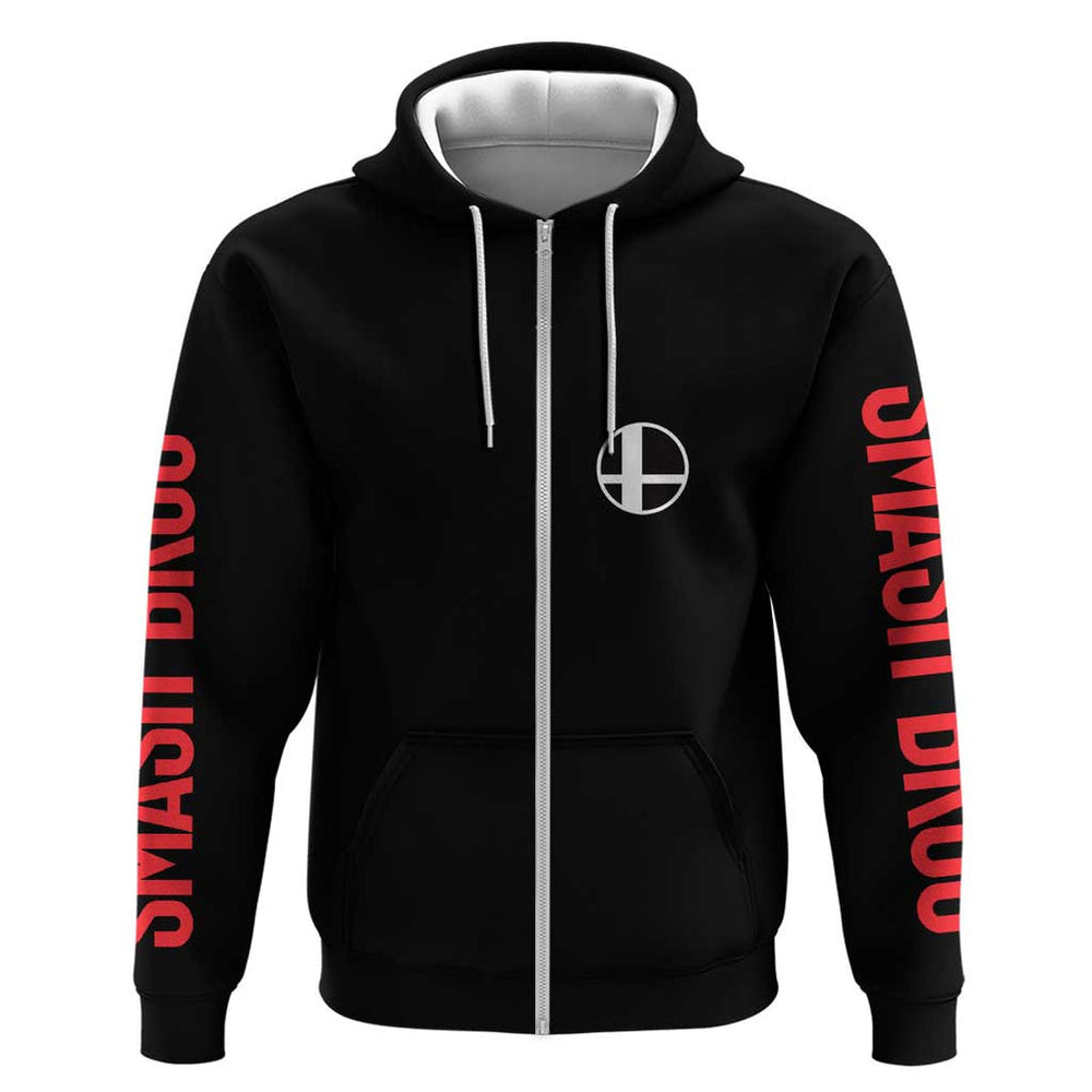 Super Smash Bros Hoodie Anime Style Super Smash Bros Hoodie Anime Style