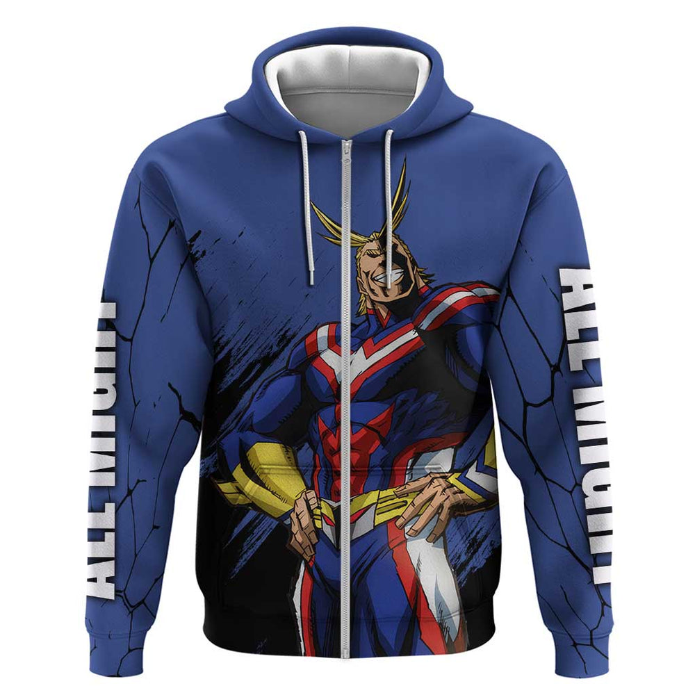 All Might - My Hero Academia Hoodie Anime Style All Might - My Hero Academia Hoodie Anime Style