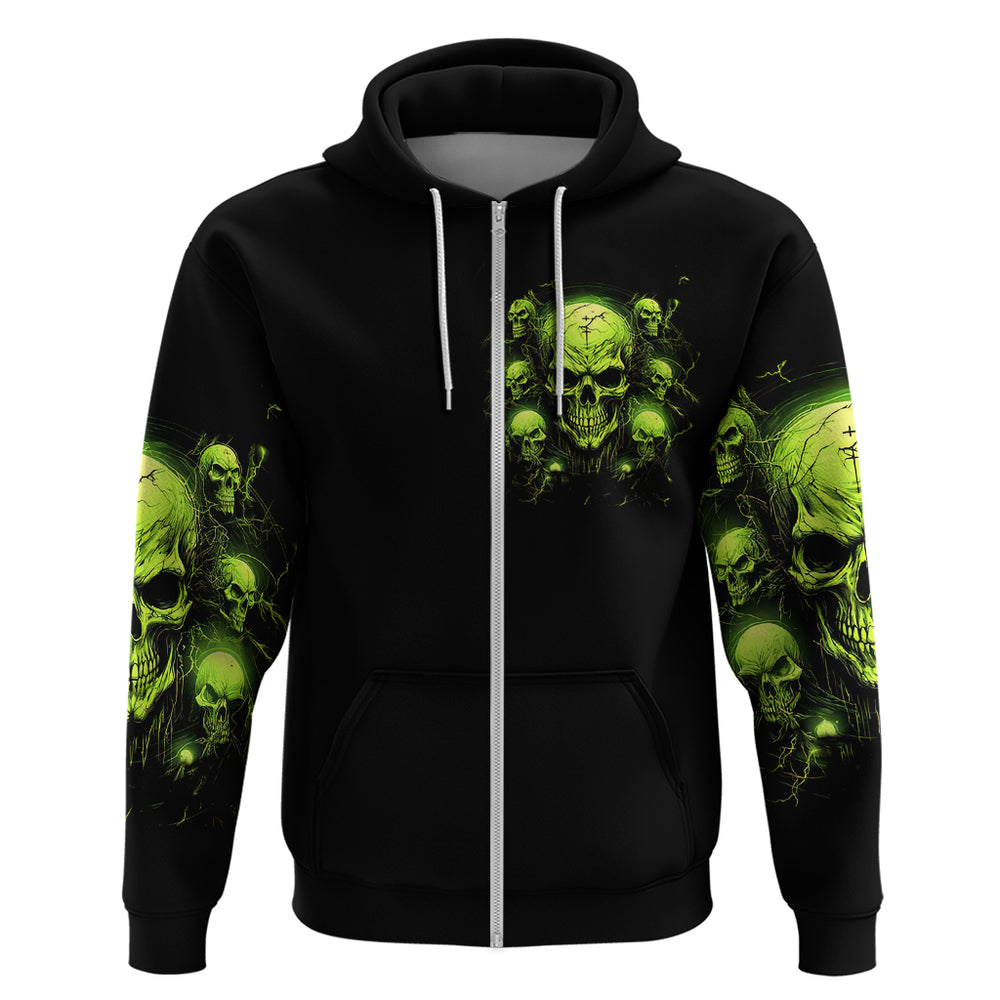 Thunder Skull Hoodie Thunder Skull I Never Alone My Demon With Me 24 7 DT01 Thunder Skull Hoodie Thunder Skull I Never Alone My Demon With Me 24 7 DT01