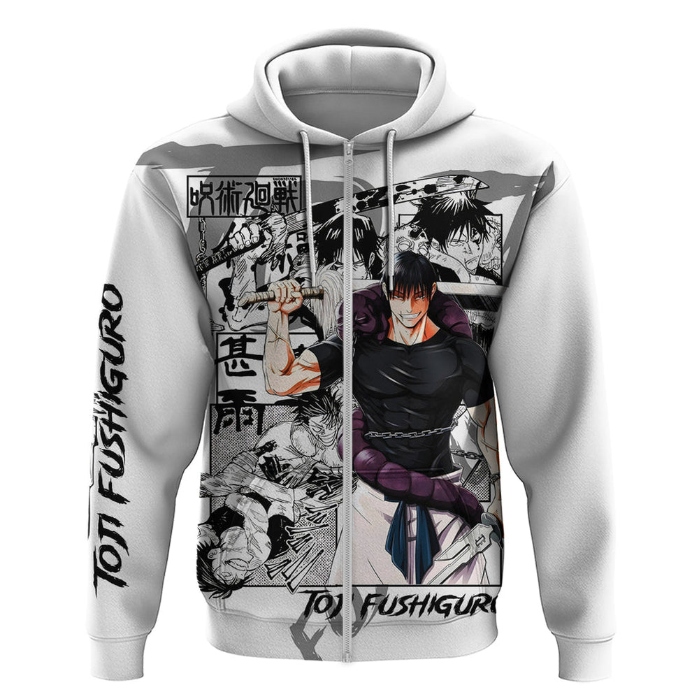 Toji Fushiguro - Jujutsu Kaisen Hoodie Anime Mix Manga Style Toji Fushiguro - Jujutsu Kaisen Hoodie Anime Mix Manga Style