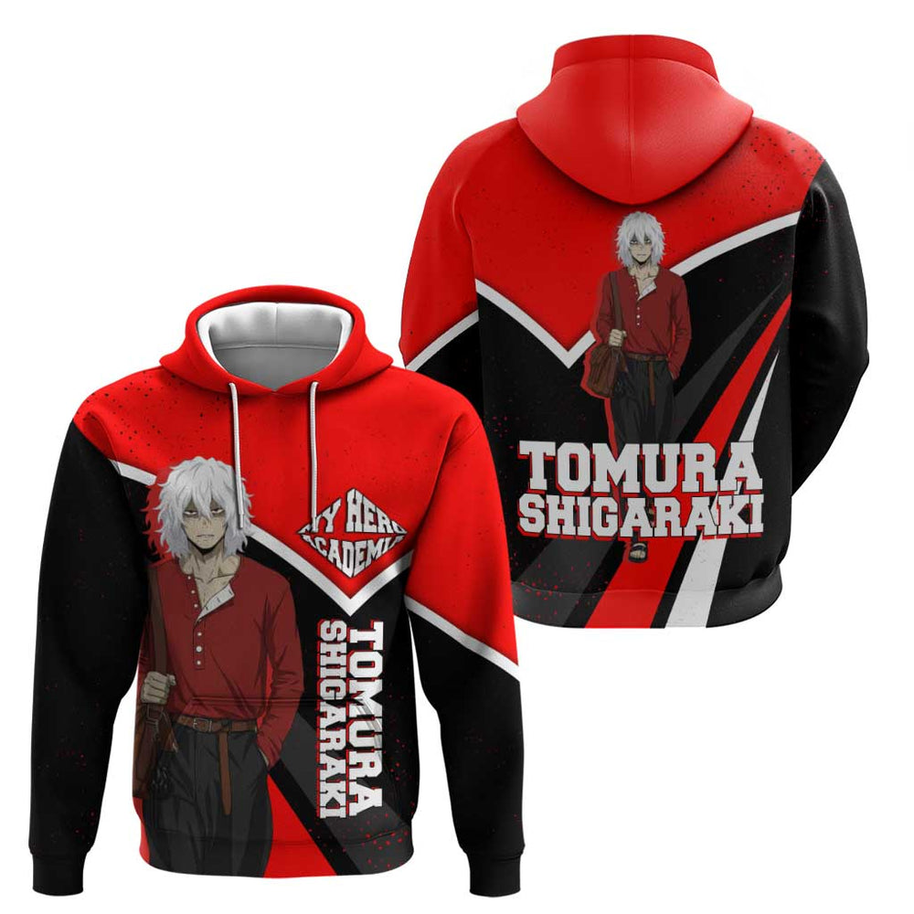 Tomura Shigaraki My Hero Academia Hoodie Anime Grunge Splatter Graphic Style Tomura Shigaraki My Hero Academia Hoodie Anime Grunge Splatter Graphic Style