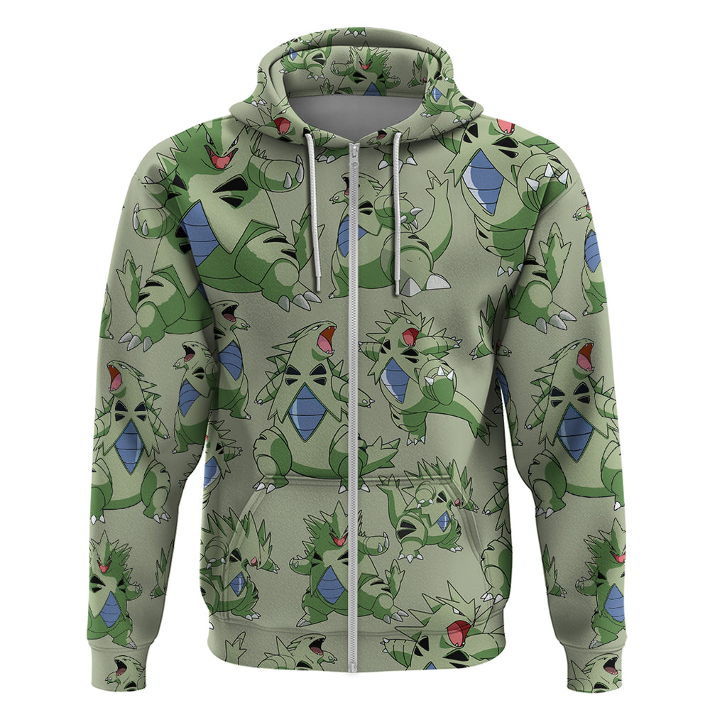 Tyranitar Pattern Style Hoodie Tyranitar Pattern Style Hoodie