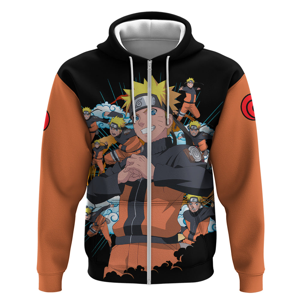Uzumaki Shadow Clone Jutsu - Naruto Hoodie Anime Style Uzumaki Shadow Clone Jutsu - Naruto Hoodie Anime Style