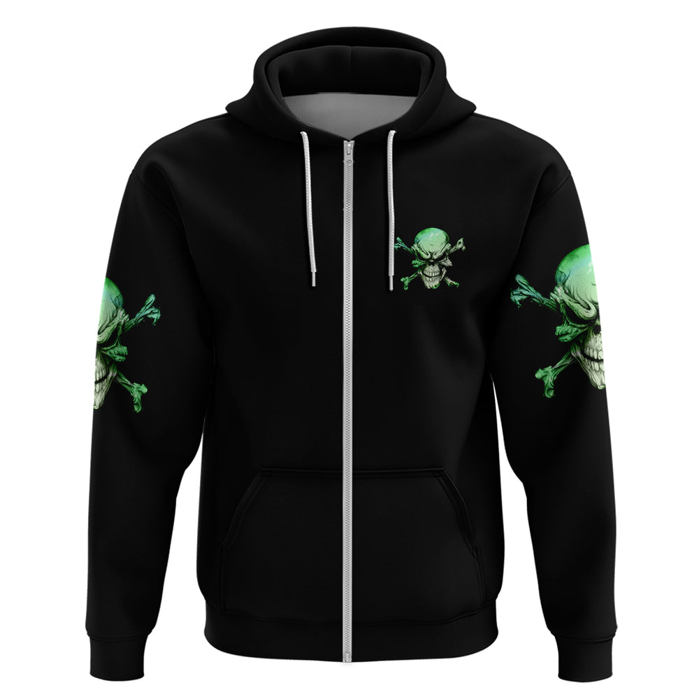 When I Was Born Mad Skull Hoodie When I Was Born Mad Skull Hoodie