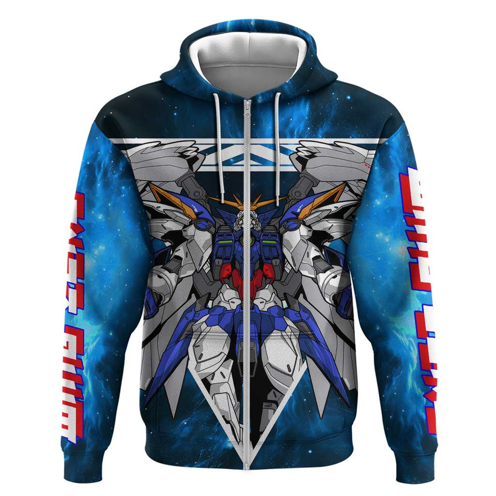 Wing Zero Gundam Hoodie Anime Style Wing Zero Gundam Hoodie Anime Style