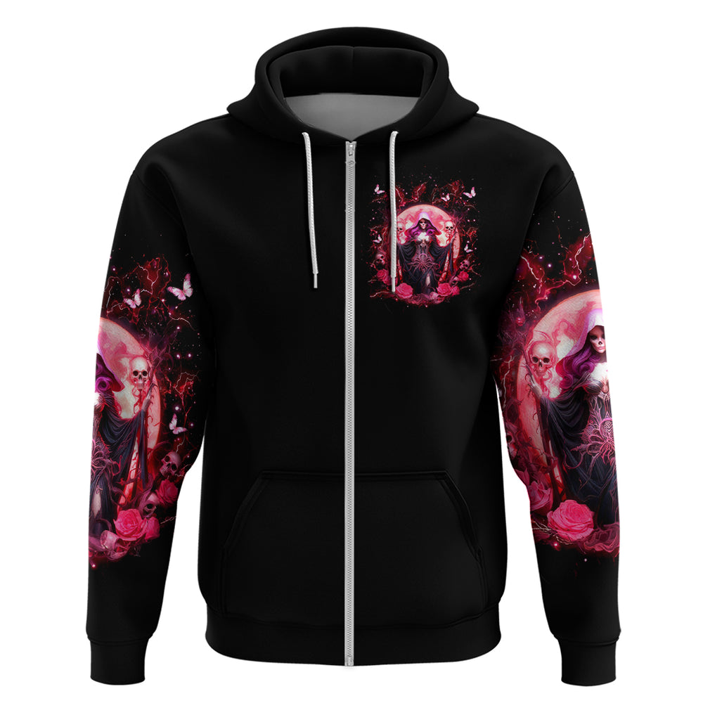 Witch Skull Hoodie She Whispered Back Iam The Storm DT01 Witch Skull Hoodie She Whispered Back Iam The Storm DT01