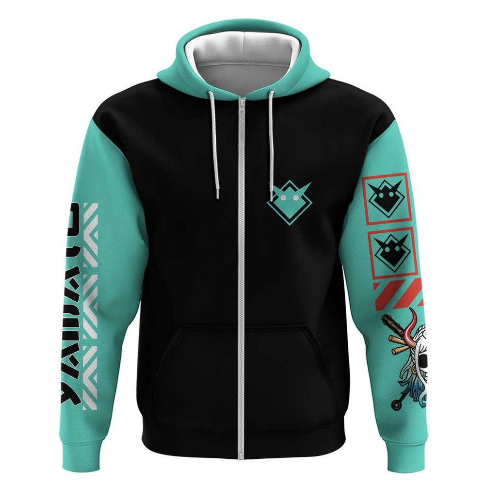 Yamato V3 One Piece Hoodie Abtract Style Yamato V3 One Piece Hoodie Abtract Style