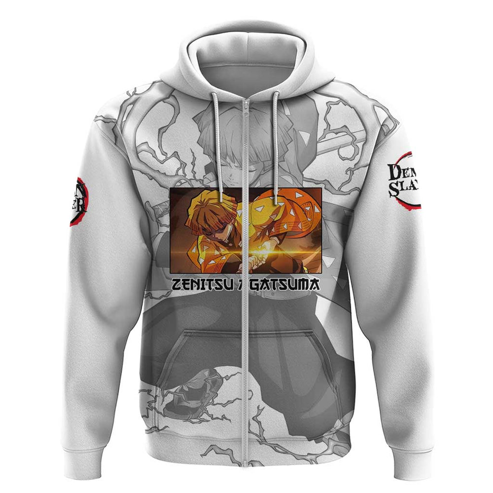 Zenitsu Agatsuma - Demon Slayer Hoodie Anime Style Zenitsu Agatsuma - Demon Slayer Hoodie Anime Style