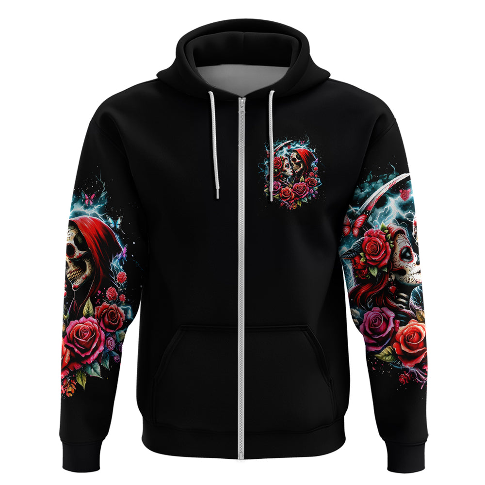 Couple Skull Hoodie From Our Firse Kiss DT01 Couple Skull Hoodie From Our Firse Kiss DT01