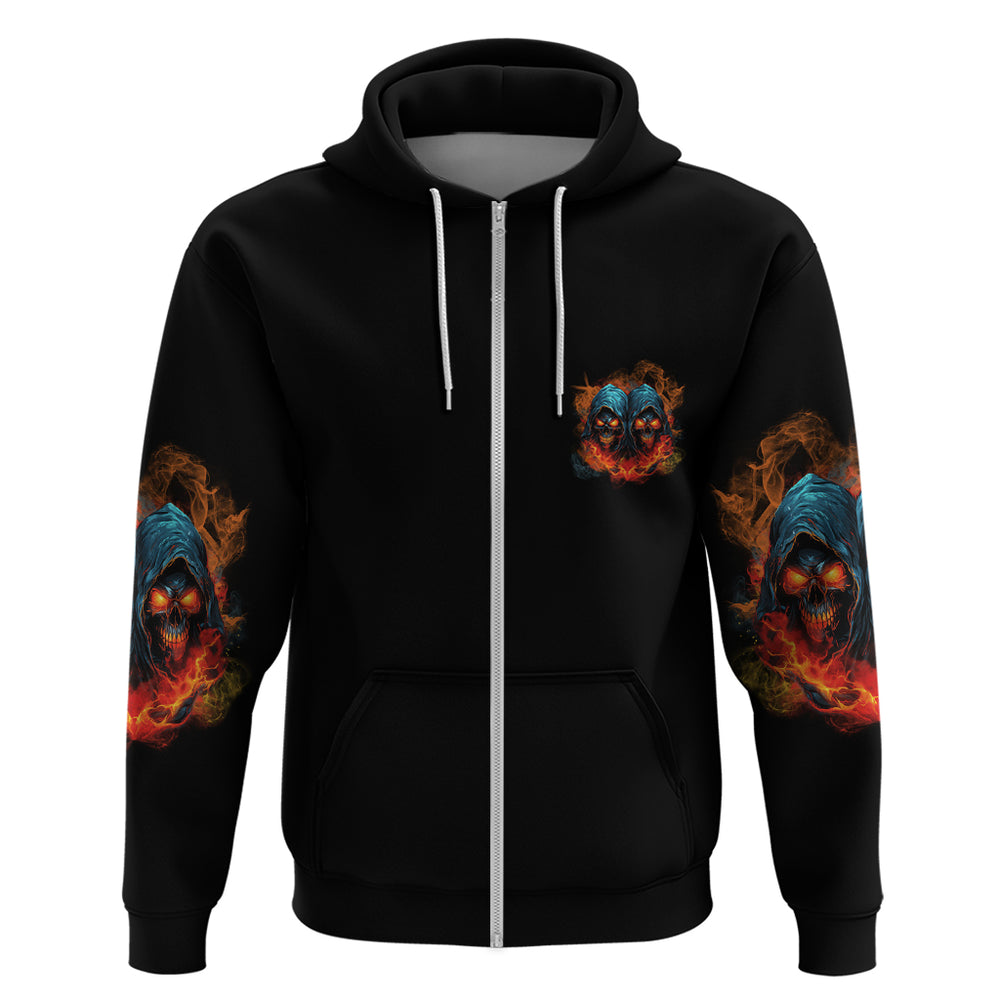 Don't Try To Figure Me Out Skull Reaper Hoodie Don't Try To Figure Me Out Skull Reaper Hoodie