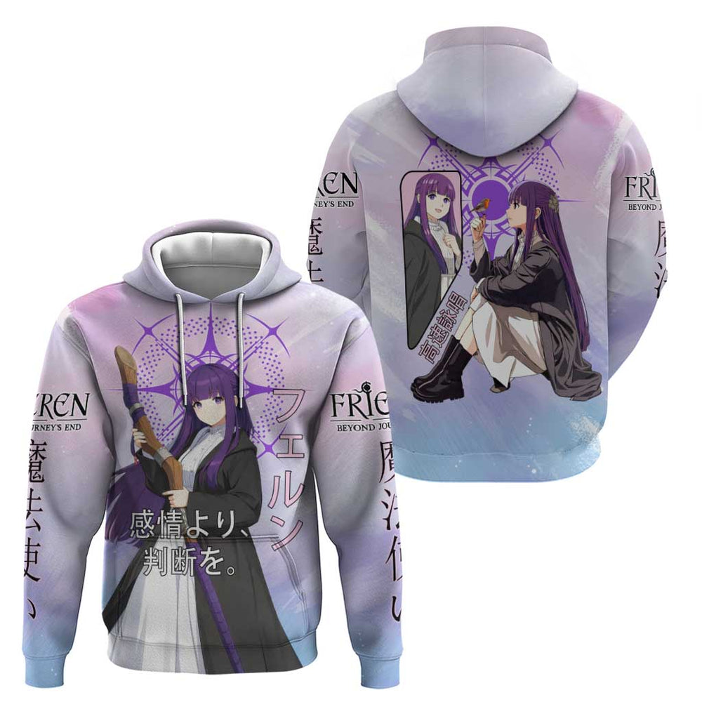 Fern Frieren Beyond Journey s End Hoodie Anime Pastel Aesthetic Fern Frieren Beyond Journey s End Hoodie Anime Pastel Aesthetic