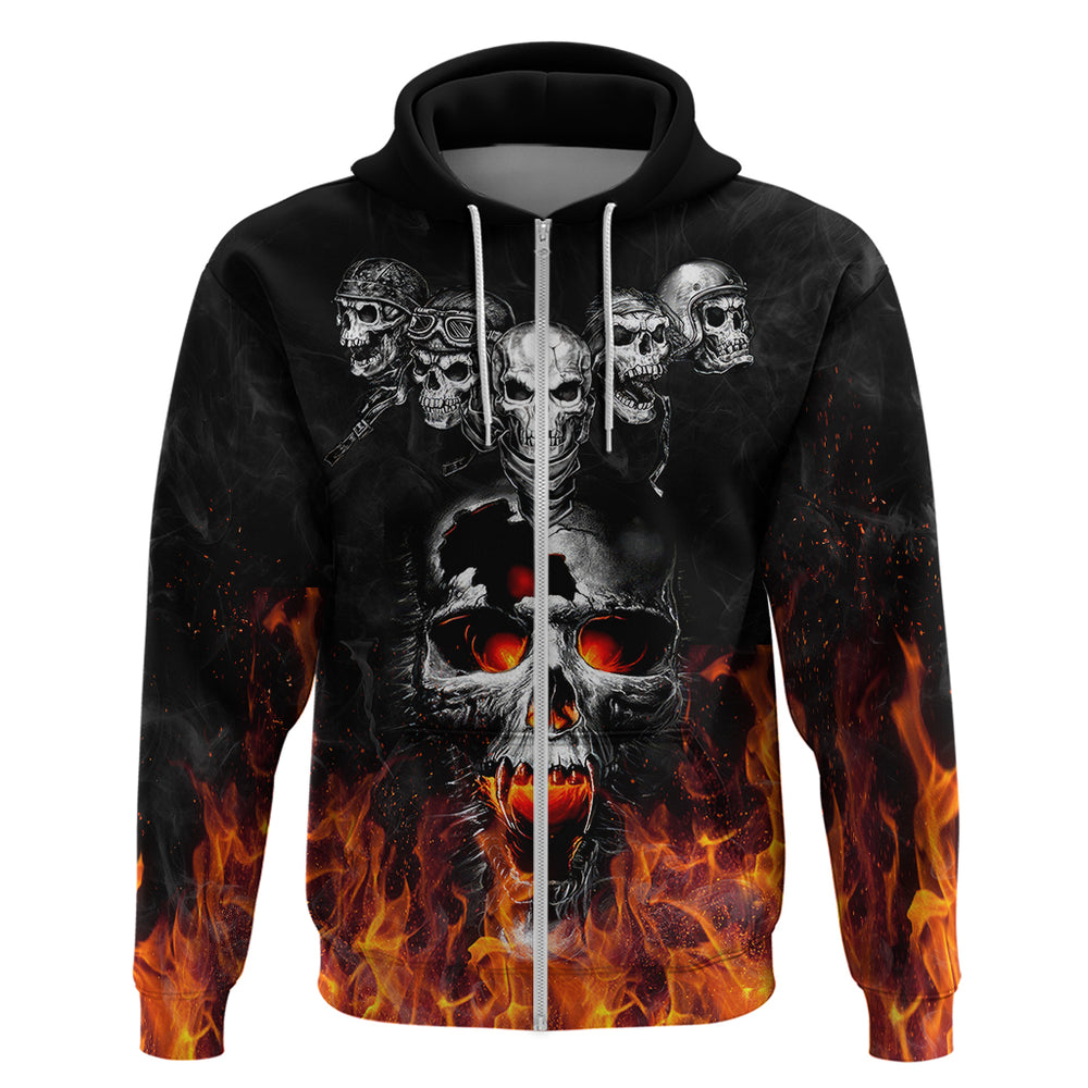 Flaming Skull Hoodie Hoodie Spectral Pyre DT01 Flaming Skull Hoodie Hoodie Spectral Pyre DT01