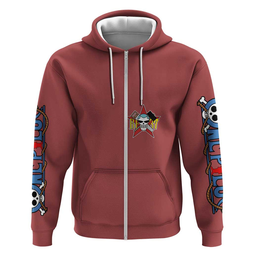 Franky One Piece Hoodie Anime Style Franky One Piece Hoodie Anime Style