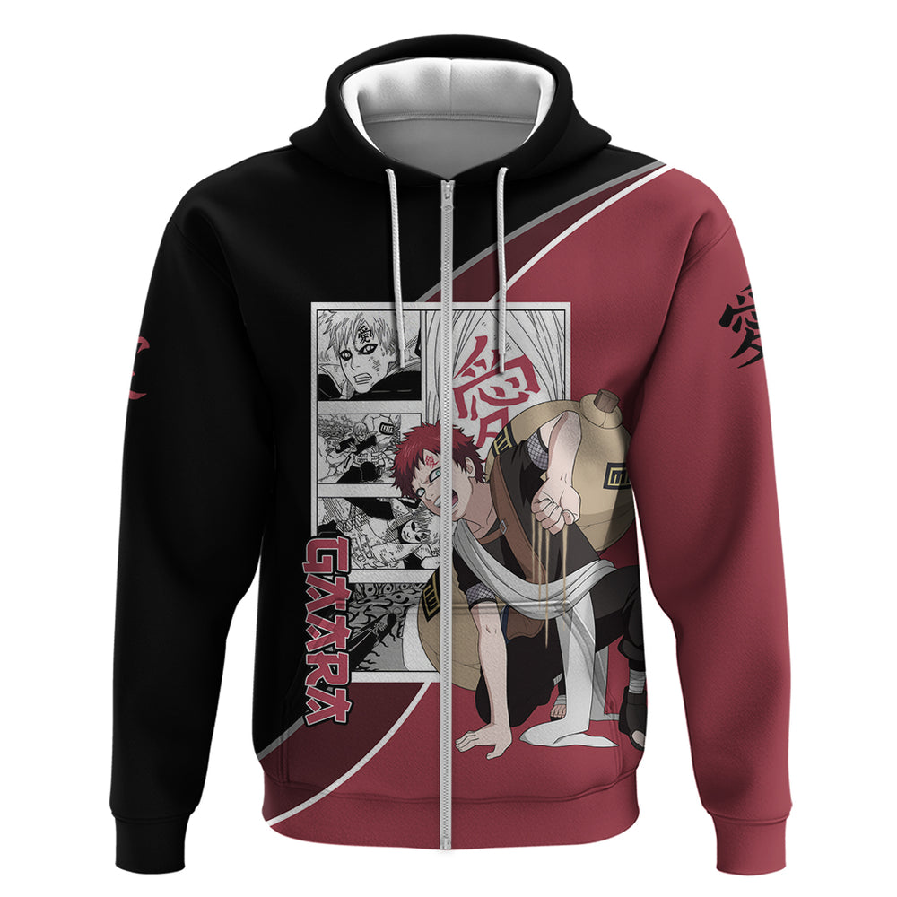 Gaara Hoodie Anime Mix Manga Gaara Hoodie Anime Mix Manga