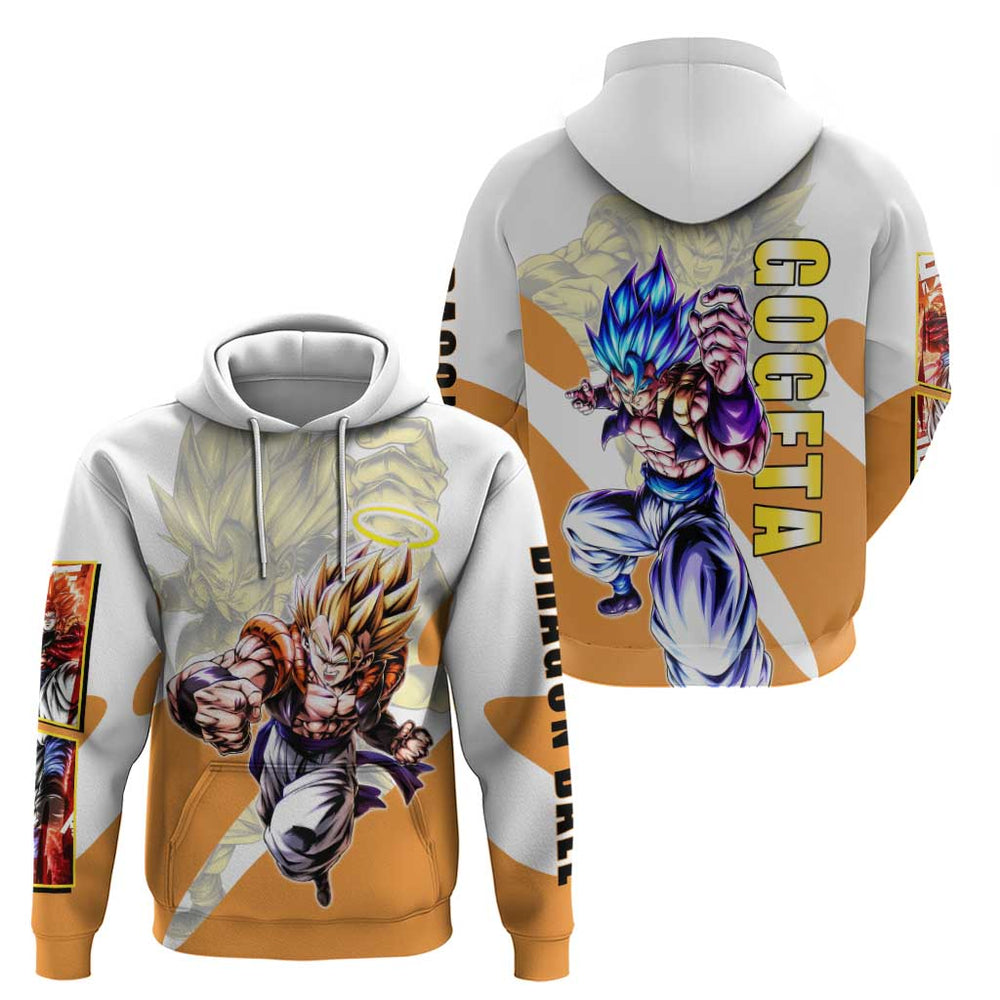 Gogeta Fusion Warrior Hoodie Energetic Anime Combat Style Gogeta Fusion Warrior Hoodie Energetic Anime Combat Style