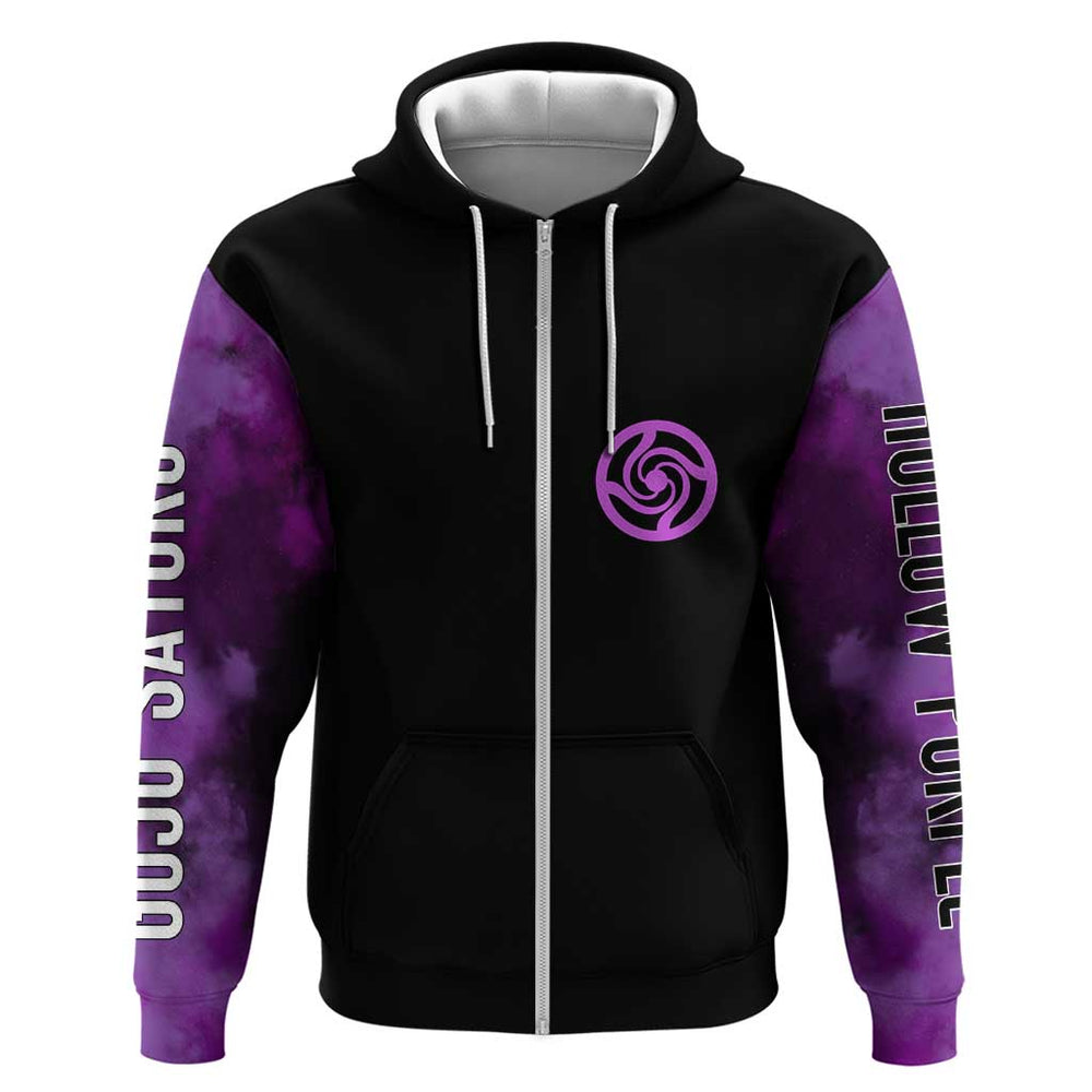 Gojo Satoru Hollow Purple Jujutsu Kaisen Hoodie Anime Style Gojo Satoru Hollow Purple Jujutsu Kaisen Hoodie Anime Style