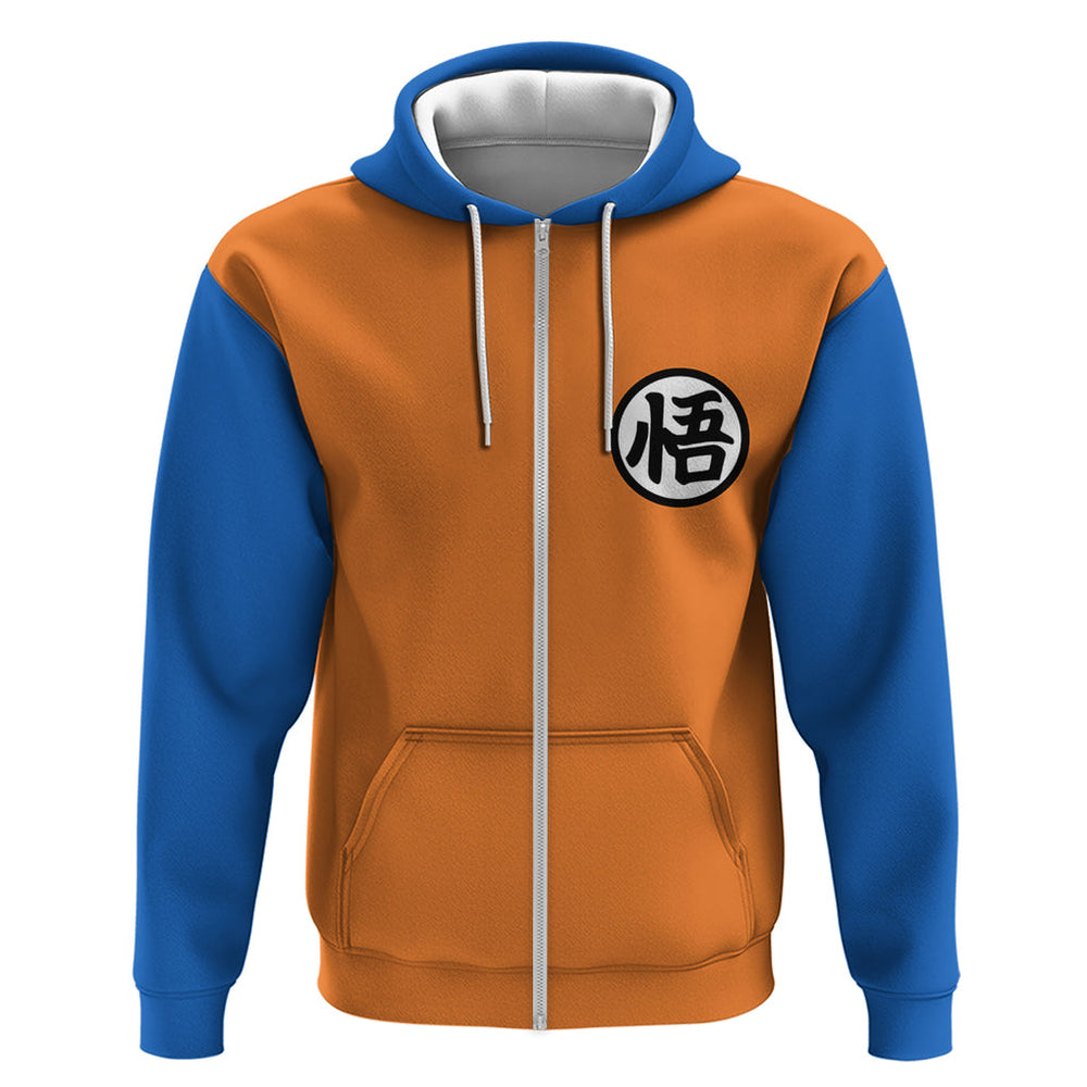 Goku Kanji Symbol Dragon Ball Anime Hoodie Goku Kanji Symbol Dragon Ball Anime Hoodie