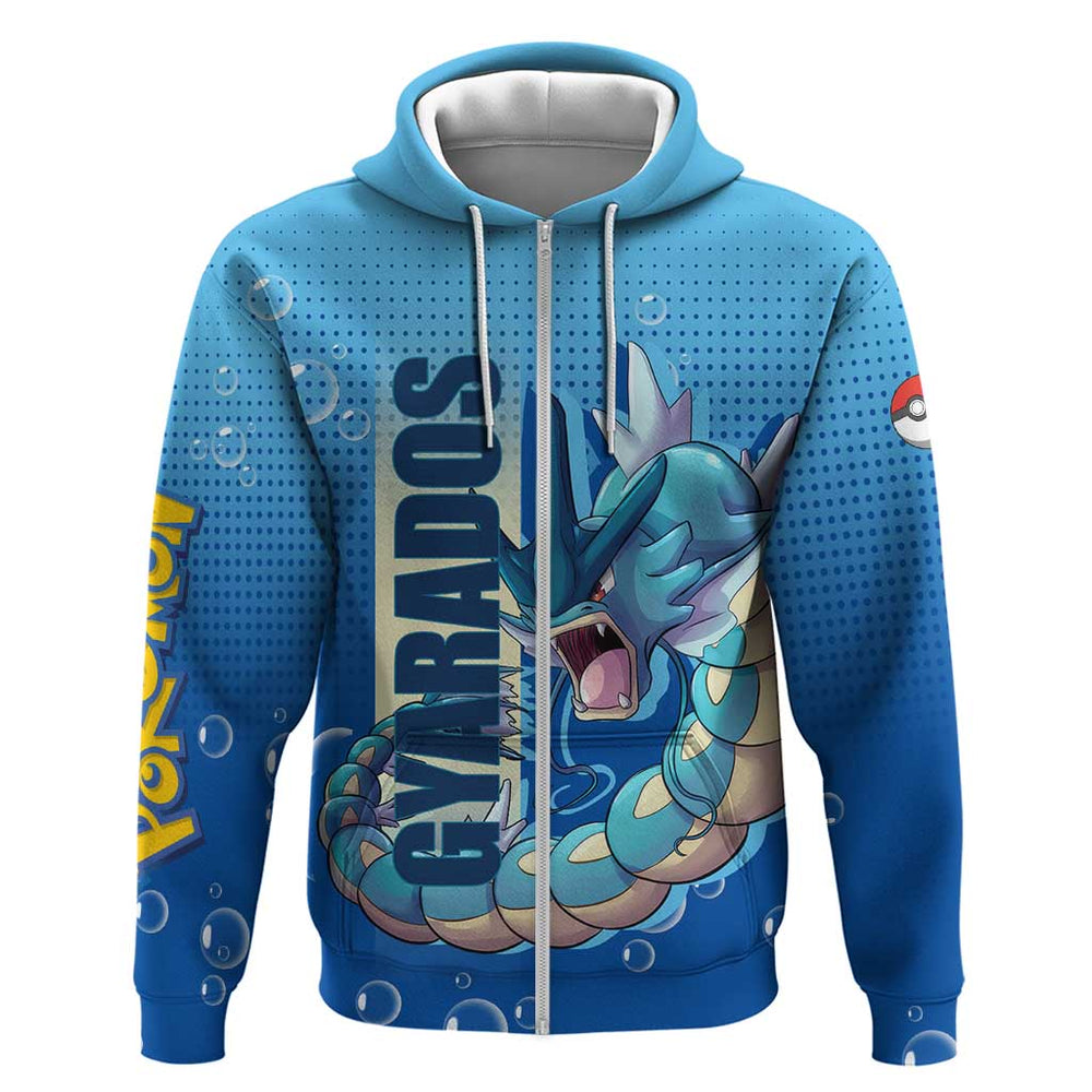 Gyarados from Pok Hoodie with Water Type Power and Fierce Design Gyarados from Pok Hoodie with Water Type Power and Fierce Design