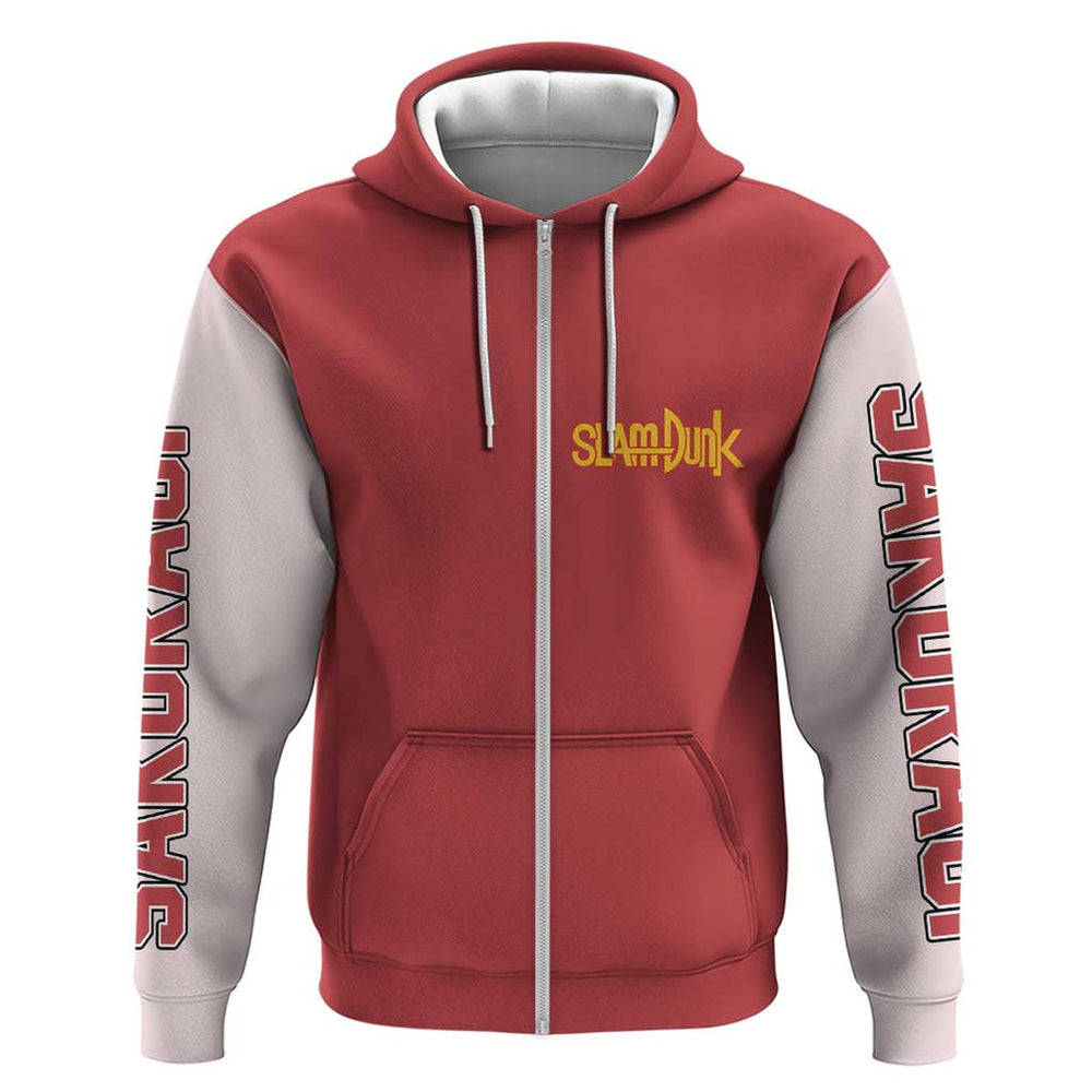 Hanamichi Sakuragi Slam Dunk Hoodie Japan Anime Style Hanamichi Sakuragi Slam Dunk Hoodie Japan Anime Style